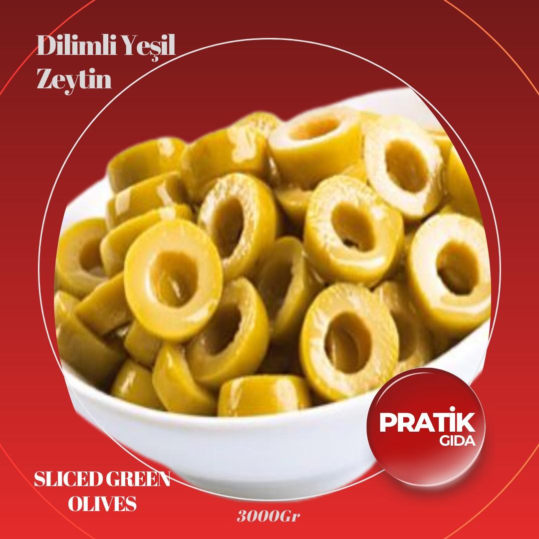 Dilimli Yesil Zeytin